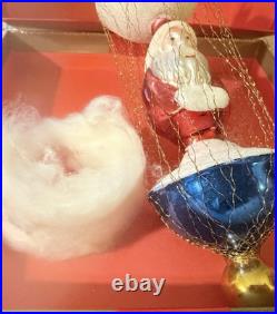 1990 Christopher Radko Christmas Santa Cotton in the Clouds 90-087-0 Poland 8.5