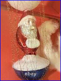 1990 Christopher Radko Christmas Santa Cotton in the Clouds 90-087-0 Poland 8.5