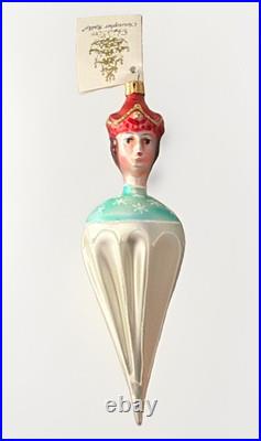 1991 Christopher Radko Prince Umbrella Hand Painted Glass Christmas Ornament 1991 Christopher Radko Prince Umbrella Hand Painted Glass Christmas Ornament