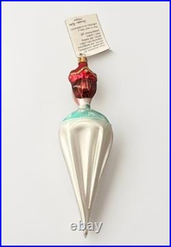 1991 Christopher Radko Prince Umbrella Hand Painted Glass Christmas Ornament 1991 Christopher Radko Prince Umbrella Hand Painted Glass Christmas Ornament
