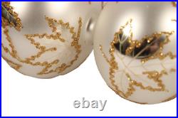 1992 Radko Scarletts Wedding Dress Maple Leaf Christmas Tree Topper 92-198-0