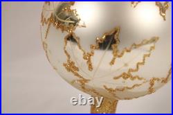 1992 Radko Scarletts Wedding Dress Maple Leaf Christmas Tree Topper 92-198-0