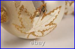 1992 Radko Scarletts Wedding Dress Maple Leaf Christmas Tree Topper 92-198-0