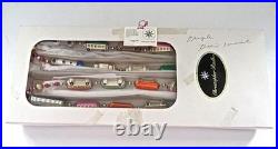 1993 Christopher Radko CHRISTMAS EXPRESS Train Glass Garland 72 Original Box