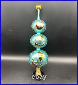 1993 Christopher Radko Crescent Moon Finial 14 93-397-0