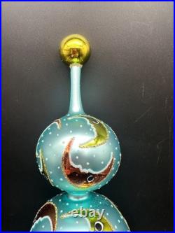 1993 Christopher Radko Crescent Moon Finial 14 93-397-0