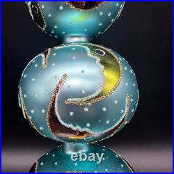 1993 Christopher Radko Crescent Moon Finial 14 93-397-0