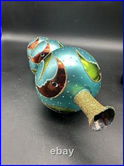 1993 Christopher Radko Crescent Moon Finial 14 93-397-0