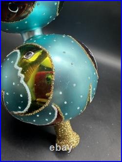 1993 Christopher Radko Crescent Moon Finial 14 93-397-0