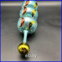 1993 Christopher Radko Crescent Moon Finial 14 93-397-0