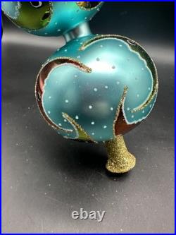 1993 Christopher Radko Crescent Moon Finial 14 93-397-0