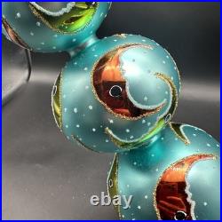 1993 Christopher Radko Crescent Moon Finial 14 93-397-0