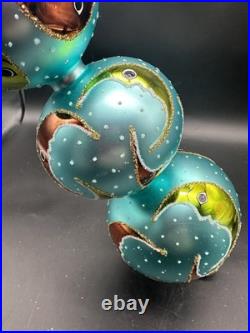 1993 Christopher Radko Crescent Moon Finial 14 93-397-0