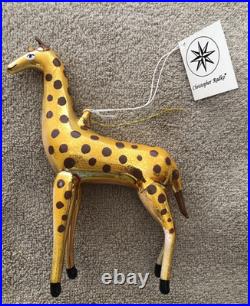 1993 Christopher Radko Ornament Gerard The Giraffe #93-252-0 With Original Tag