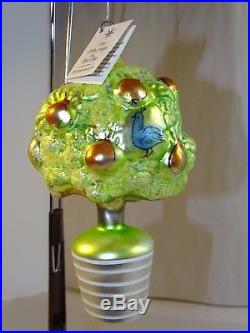 1993 Christopher Radko Partridge in Pear Tree Christmas Ornament Only 5000 Made