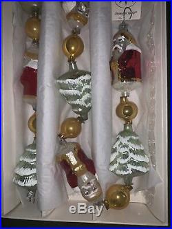 1993 Christopher Radko WINTER WONDERLAND Garland Ornament 93-058-0 36 Santa