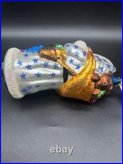 1997 Christopher Radko Londonberry Santa 7.5 Ornament 326 OF 500 WHITE COAT 1997 Christopher Radko Londonberry Santa 7.5 Ornament 326 OF 500 WHITE COAT