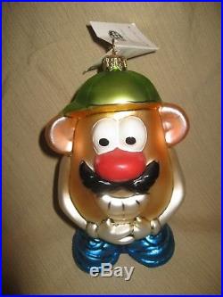 1997 Christopher Radko Mr. Potato Head Glass Ornament