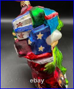 1997 Christopher Radko The Grinch And The Whoz Its 7 Ornament Christmas