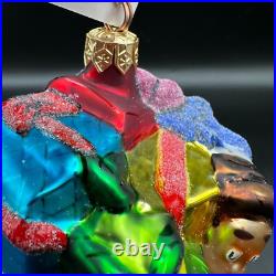 1997 Christopher Radko The Grinch And The Whoz Its 7 Ornament Christmas