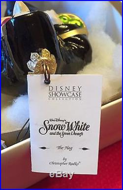 1998 Christopher Radko Disney Ornament Snow White Hag MIB