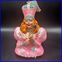 1998 Christopher Radko Wizard Of Oz Glenda The Good Witch 6.5 Ornament 98-wb-03