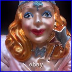 1998 Christopher Radko Wizard Of Oz Glenda The Good Witch 6.5 Ornament 98-wb-03