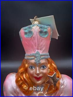 1998 Christopher Radko Wizard Of Oz Glenda The Good Witch 6.5 Ornament 98-wb-03