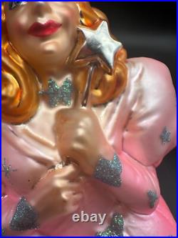 1998 Christopher Radko Wizard Of Oz Glenda The Good Witch 6.5 Ornament 98-wb-03