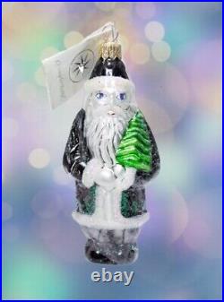 1998 Russian Elfin Evening Santa Christopher Radko Glass Ornament NIB & Sealed