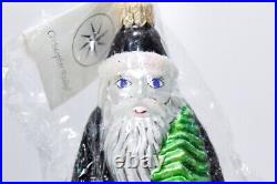 1998 Russian Elfin Evening Santa Christopher Radko Glass Ornament NIB & Sealed