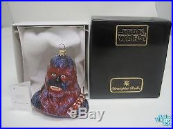 1998 Star Wars Christopher Radko Christmas Ornament (4) Vader C-3PO Chewbacca +