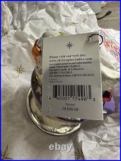 2000 Christopher Radko Disney Alice in Wonderland Teacup Ornament 00-DIS-08 New