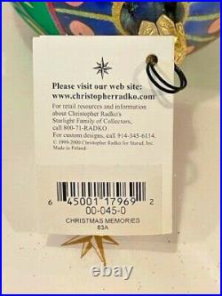 2000 Christopher Radko Victorian Christmas Memories #00-045-0 Ornament