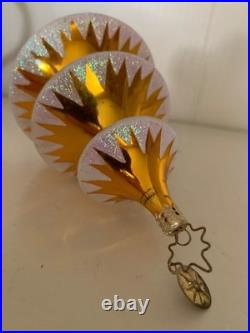 2001 Christopher Radko Gracefull Evergreens 5.5 gold