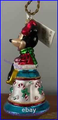 2001 Christopher Radko Ornament MINNIE MOUSE BELL DISNEY EXCLUSIVE 01-DIS-04