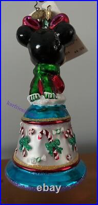 2001 Christopher Radko Ornament MINNIE MOUSE BELL DISNEY EXCLUSIVE 01-DIS-04