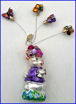 2002 Bunny's Butter-buddies 02-0233-0 By Christopher Radko Broken