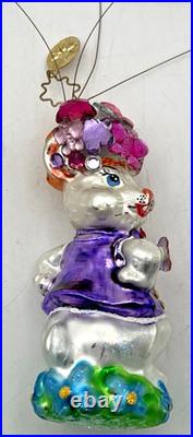 2002 Bunny's Butter-buddies 02-0233-0 By Christopher Radko Broken