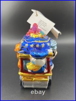 2002 Christopher Radko Disney Conductor Mickey 4.5 Ornament Nwt