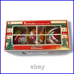 2002 Christopher Radko Fantasia Bedford Falls 5 Ornaments 02-0545-0 Set of 3