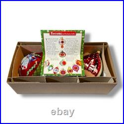 2002 Christopher Radko Fantasia Bedford Falls 5 Ornaments 02-0545-0 Set of 3 2002 Christopher Radko Fantasia Bedford Falls 5 Ornaments 02-0545-0 Set of 3