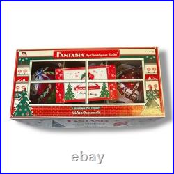 2002 Christopher Radko Fantasia Bedford Falls 5 Ornaments 02-0545-0 Set of 3