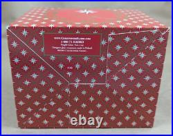 2002 Christopher Radko Ice Ball Beauty Purple & Red 5 Glass Christmas Ornament