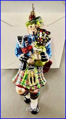 2003 Christopher Radko Highland Eleven Bagpiper 7 Ornament 12 Days Christmas
