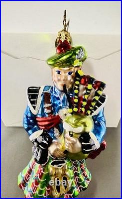 2003 Christopher Radko Highland Eleven Bagpiper 7 Ornament 12 Days Christmas