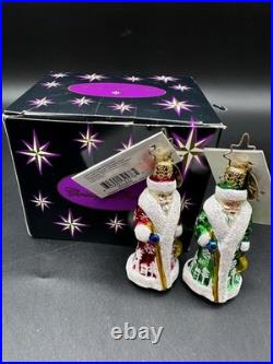 2003 Christopher Radko Siberian Snow Nick Russian Santa Set 1010936 3
