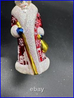 2003 Christopher Radko Siberian Snow Nick Russian Santa Set 1010936 3