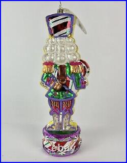2004 Christopher Radko CANDYMAN CRUNCH Sweet Candy Nutcracker Ornament 1011665