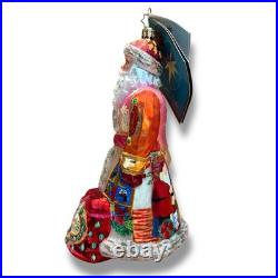 2005 Christopher Radko Karazimov Candlelight Portrait Santa Series